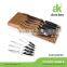 3Cr14 stainless steel Kitchen knife set with plastic holder