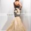 (MY2670) MARRY YOU Mermaid One-shoulder Black Lace Overlay Evening Dress