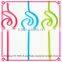 Crazy Party Funny Kids PVC Art Drinking Straw Food-grade Plastic Straws