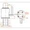 Sensor Infrared Auto Open Water Smart 2 in 1 Faucet Latching Solenoid Valve Bi Stabile Magnetic Valve