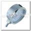 High quality bottom stainless steel 2 1/2inch turbo psi gauge
