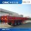 Staight Girder Type Tri-axle side Plate wall semitrailer