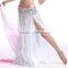 Wholesale new hot mesh with sequins belly dance skirt for ladies(QZ005)