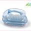 plastic long handle pumice stone foot cleaning blue brush