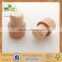 natural cork with solid wood lids for wine bottle stopper