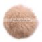 china factory Rabbit Fur Ball Keychain with high quality