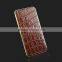 New Arrival gold plated with Geniune leather For iPhone 6s Housing