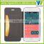 Ultra Slim leather Case with crystal pc shell for iphone 7 plus