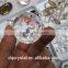 Personalized clear quartz crystal bead for sale