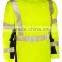 Safety Black Series Class 3 hi vis work shirt Breathable Reflective Tape