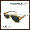 Top Grade Aviator Bamboo Wooden Polarized Sunglasses With Wooden Box