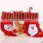 J12 Gold foil wholesale christmas decorations small Christmas socking