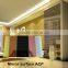 Tan Mirror design Aluminum Composite Panel for bathroom washroom from China