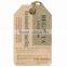 Wholesales Jeans Paper Hang Tag Design