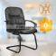 2014 HC-A055V Middle Back Steel Chromed Office Chairs Without Wheels