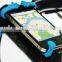 V tie silicone mobil phone holder