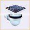 Shower floor drain board shower pan board