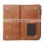 QIALINO New Products Genuine Leather Wallet Case For iPhone 6 mens wallets brand names with card holder for iphone 7 phone