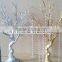 75CM silver wedding crystal garland with mantaniza wish tree for table centerpiece