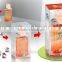 high quality recyclable clear pvc cosmetic box with fancy pattern