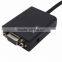 Cable Video Converter Adapter Micro HDMI To VGA With Audio