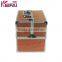 Good-Looking Custom Logo Red Pvc Small Cosmetic Lock Storage Box