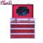Factory Supply Wholesale Exquisite Workmanship Multifunction Makeup Train Case