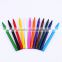 2016 New Arrival Art Material Supplier Wholesale Watercolor Stick, School Office Kids 12 Pcs Color Plastic Crayon Drawing