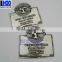 Antique vintage color private Custom permant adhensive metal wine brand logo aluminum sticker label