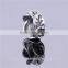 Custom 925 Silver Bead DIY Sterling Silver Charm Wholesale gracefully slidable silver Bead Fit for Woman Bracelet T046