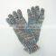 High quality durable grey string knit cotton gloves