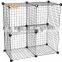 Stronger 4cubes black children toys storage rack FH-AL0016W