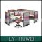 M51 X-shaped aluminum office partition systerm workstation