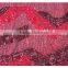 Modern Design Red Beads Sequin Upholstery Lace Fabric Textiles for Dress