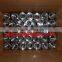 310S EN1.4845 stainless steel full thread hex bolt and nut with washer UNS S31008