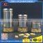 Set of 4 Glass Storage Jar Food Container Bottle With Stainless Steel Coat