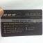 0.35mm thickness black famous stainless steel card metal business card
