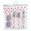 YUHUI Clear Wash Kit _2NUL_Set of 5 Bottles -Travel Organizer Empty Bottle set