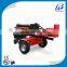 High Quality HAOBAO LS100P Horizontal and vertical gasoline engine 50 ton hydraulic log splitter with ram, front wheel with lift