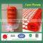 2015 Real factory!! HDPE orange safety Fence barrier