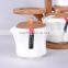 hot sale high quality porcelain ceramic kitchen canisters/ceramic kitchen canister sets/4pcs ceramic canister sets