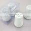 Customized logo wholesale white ceramic cruet pots, salt and pepper shaker set