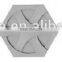 Bathroom or kitchen indoor decoration plain concrete 3D tiles front wall