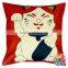 wholesale christmas decorations cute digital print cartoon throw pillow case