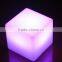 Hot sale RGB growing lighting waterproof high quality plastic LED cube with 16 colors change