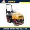 Plastic asphalt compactor vibratory roller,ride-on double drums vibratory roller with perkins engine with great price