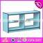 Wholesale cheap children furniture shelf wood hollow cabinets W08C191