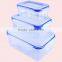 2016 New design Plastic Fast Food Box With Three Size