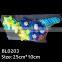 Handmade applique design colorful fabric flower trim for cloth