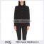 Wholesale Women Apparel Buttoned Cuffs Long Sleeves Curved Hem Silk-satin Shirt(DQE0265T)